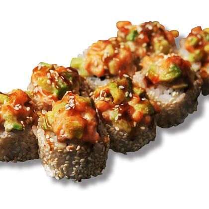 Ролл «Спайси тар тар» с лососем