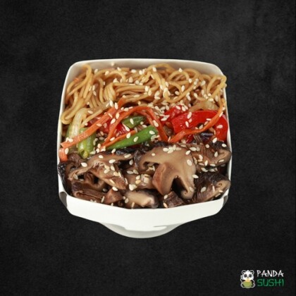 Яичная лапша ВОК с шиитаке