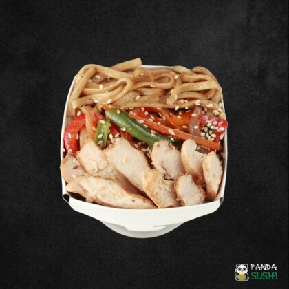 Пшеничная лапша ВОК с курицей