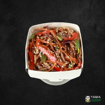 Гречневая лапша ВОК с овощами