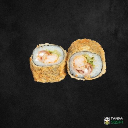 Темпура с креветкой и беконом