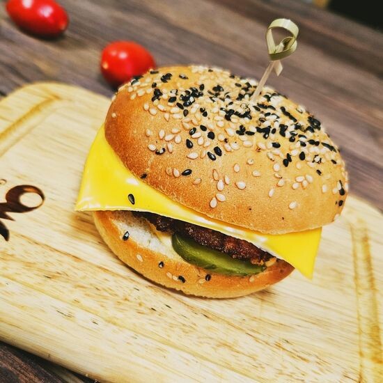 МиниБургер с куриной котлетой