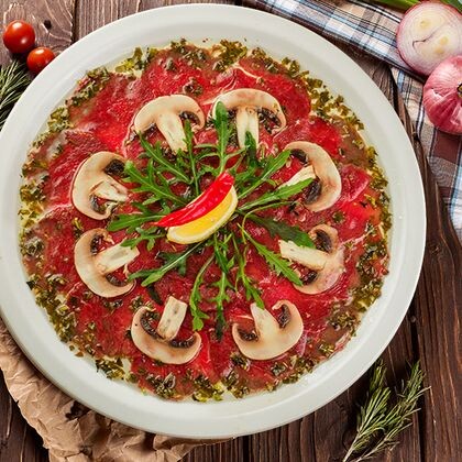 Карпаччо из мраморной говядины