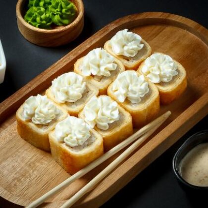 Тортилья темпура с сыром