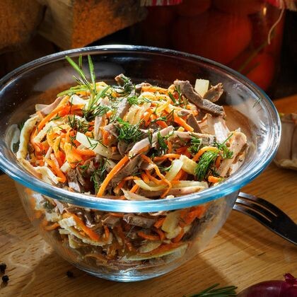 Салат Мясной по-корейски