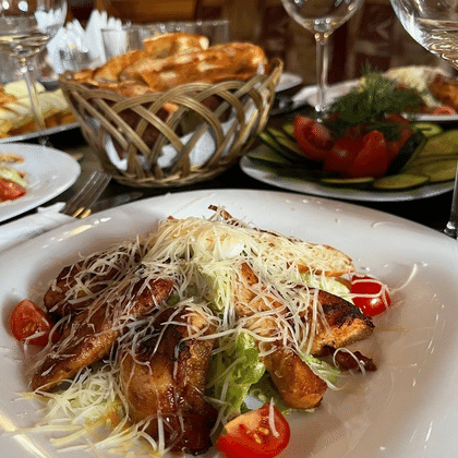 Цезарь с курицей