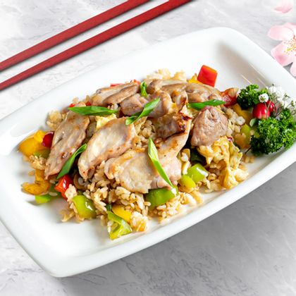 Японский рис с курицей