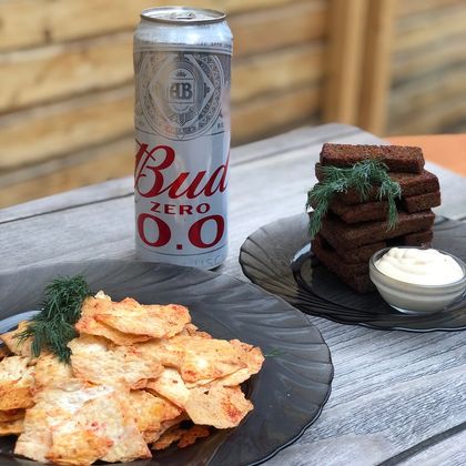 Гренки чесночные