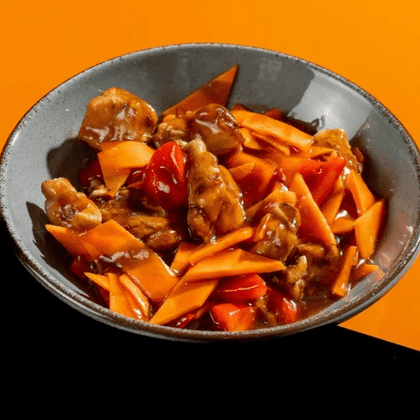 Ребрышки тушеные в соусе