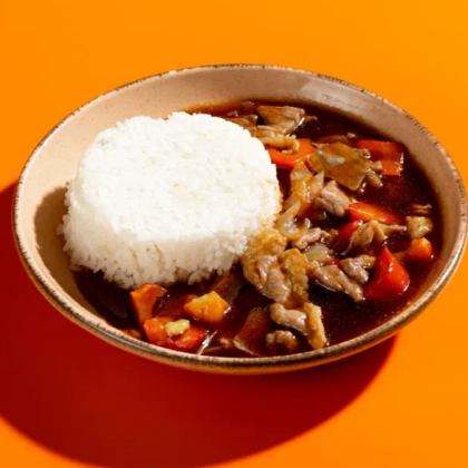 Рис с говядиной и перцем в устричном соусе