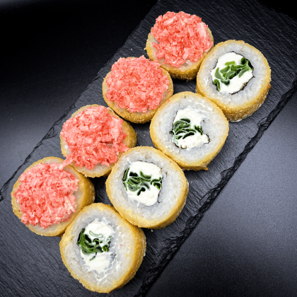 Ролл «Вулкан с лососем»