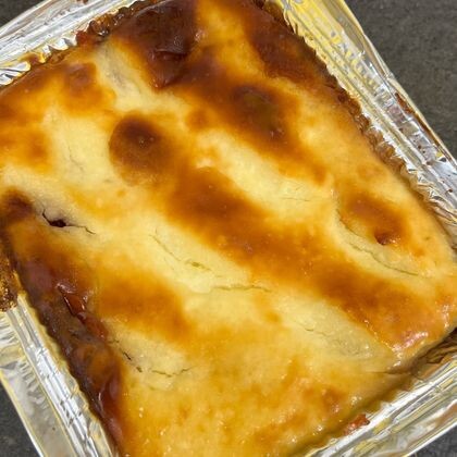 Творожная запеканка с курагой