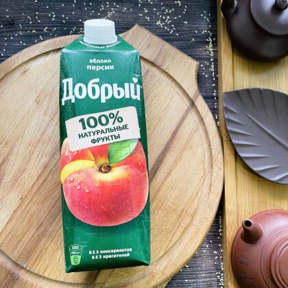 Нектар персиково-яблочный «Добрый»
