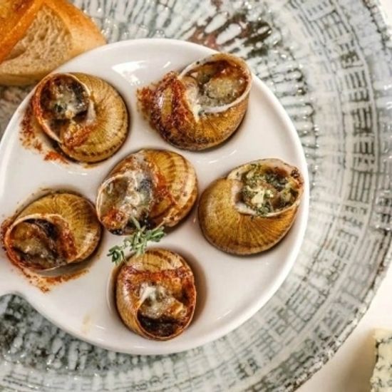 Улитки с сыром Дор Блю и ароматным маслом