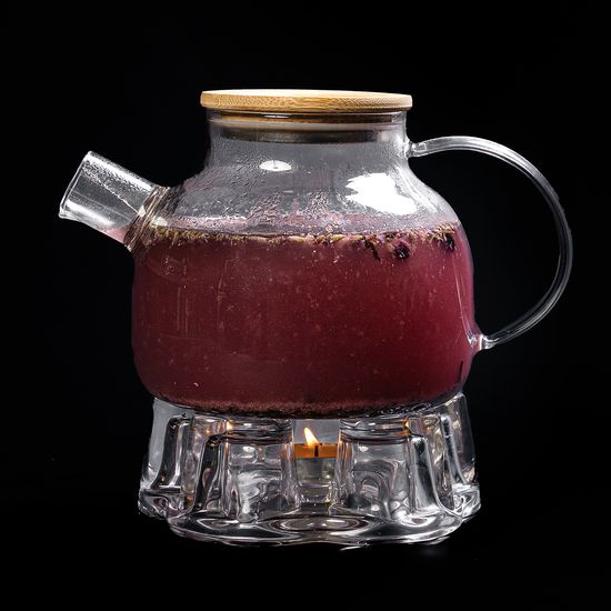 Чай с лавандой и черникой Чайник