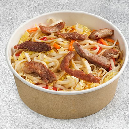 Лапша со свининой