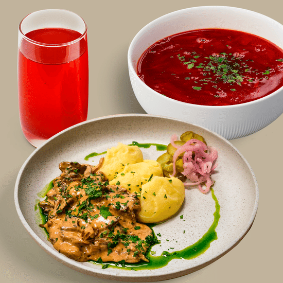Мясной обед