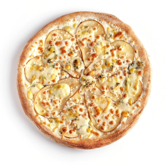 Пицца "4 сыра" с грушей