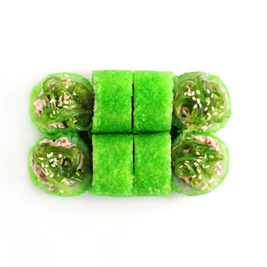 Ролл с мидиями и шиитаке