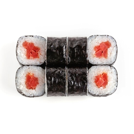 Ролл с тунцом и соусом спайси