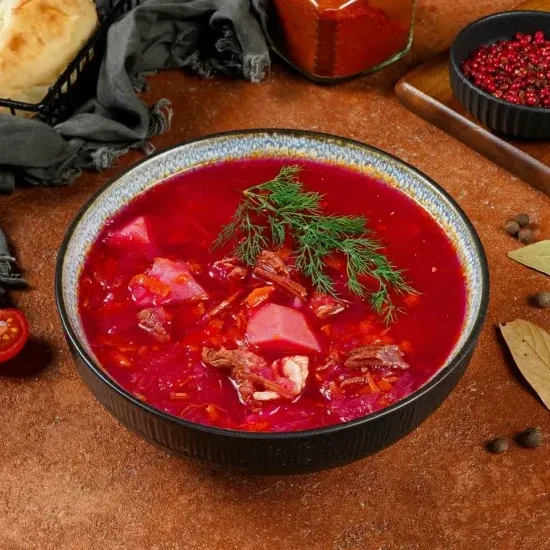 Борщ с говядиной