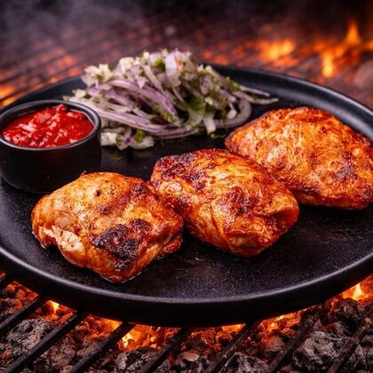 Шашлык из куриного бедра