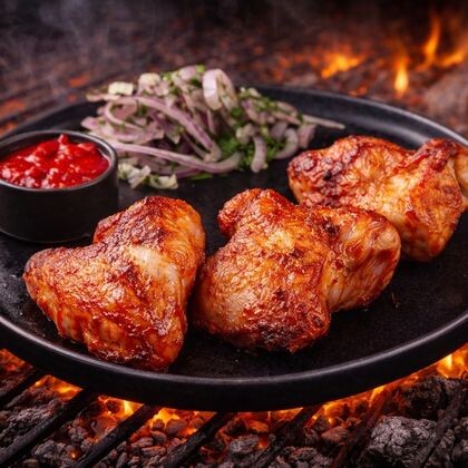 Шашлык из куриных крыльев