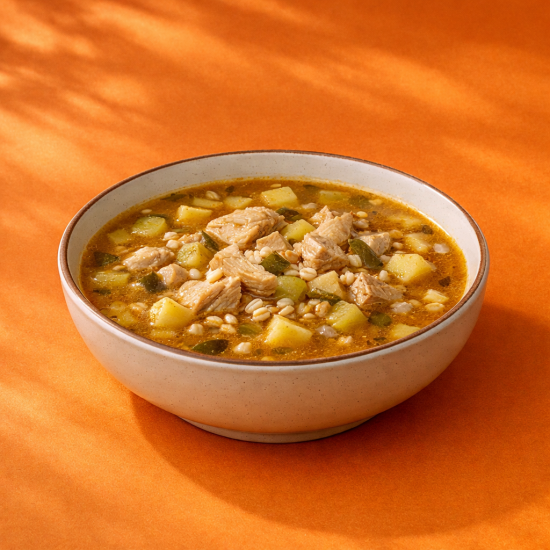 Рассольник "Ленинградский" с курицей