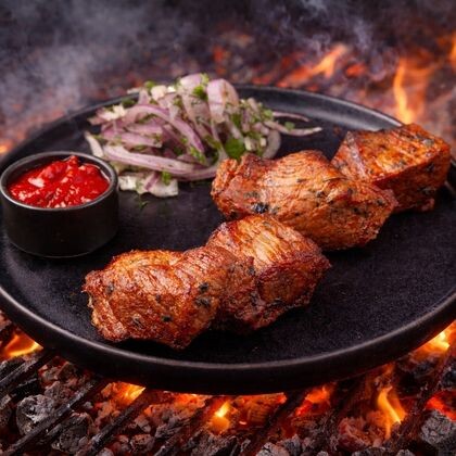 Шашлык из свиной шейки