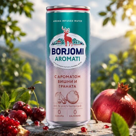 Вода Borjomi 0,33л