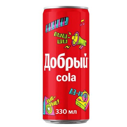 Кола 0.33 л.