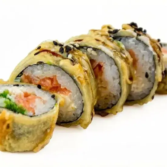 Жаренный с Лососем и Чукой