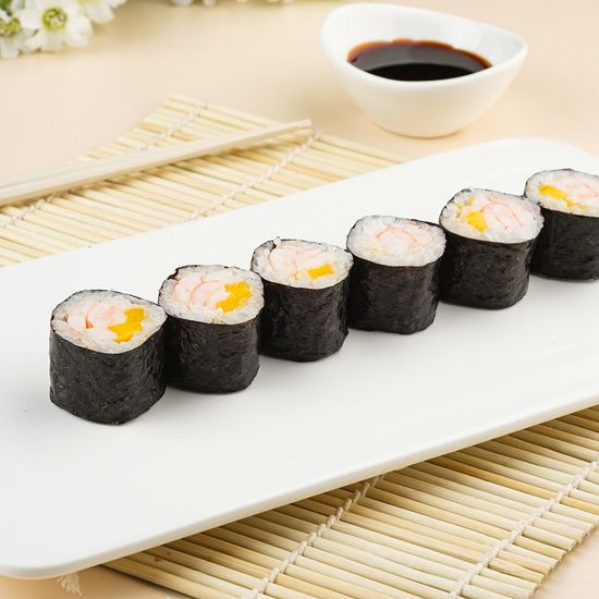 Маки с креветкой