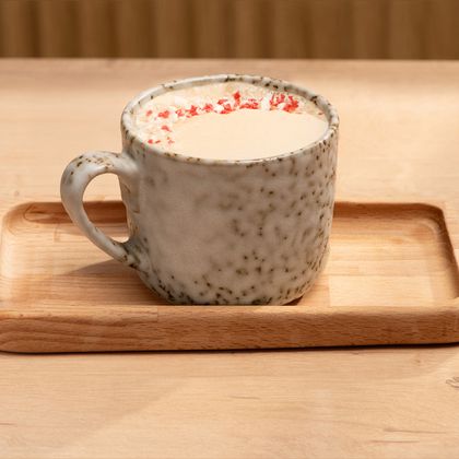 Раф пломбир с клубникой