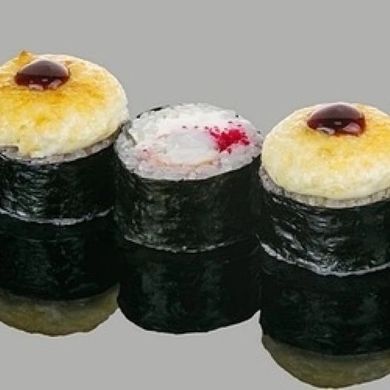 Запеченный ролл с креветкой