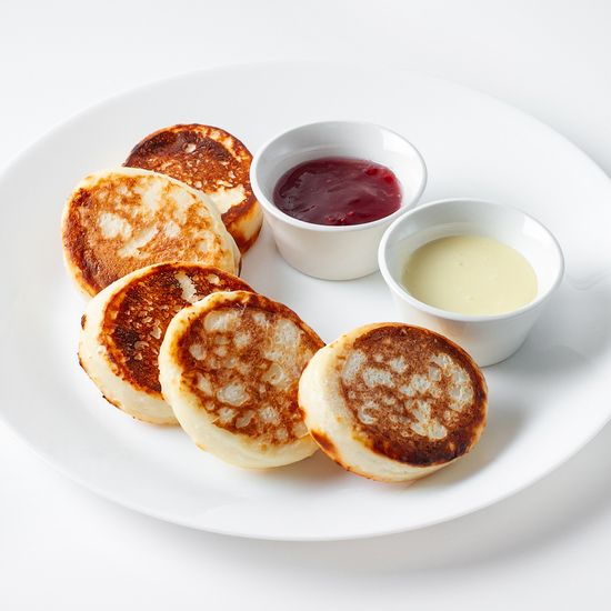 Сырники из печи с соусом