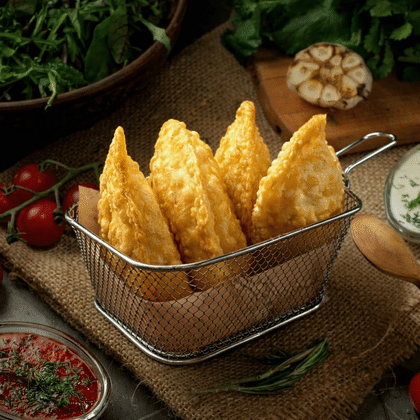 Мини чебуреки с мясом