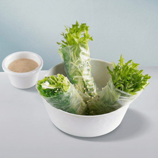 Закуска Рисовые блинчики с чукой и овощами 130г