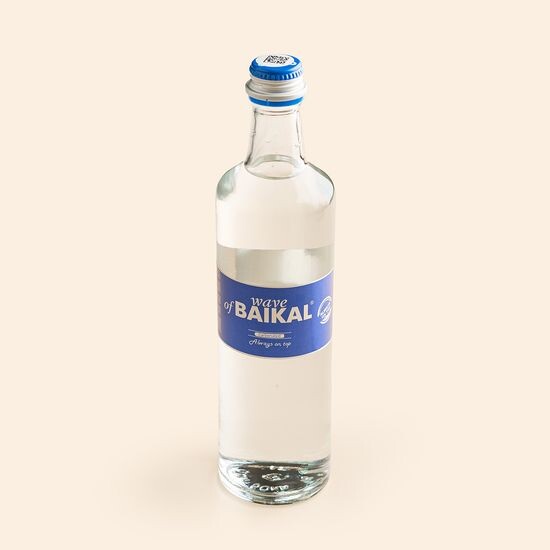 Вода Волна Байкал газированная, 0.5 л ст/б