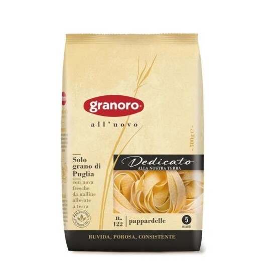 Паста «GranOro №122 Паппарделле» с добавлением яйца