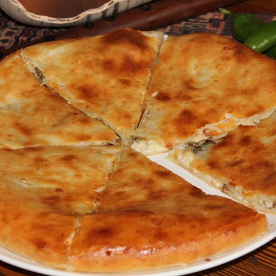 Пирог курица,сыр,грибы