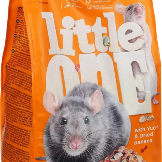 Little One корм для крыс и мышей, 900 г
