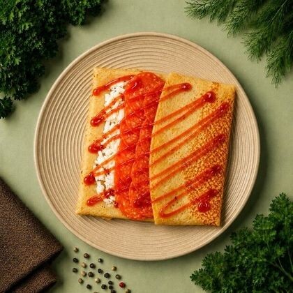 Блин Сливочный пепперони