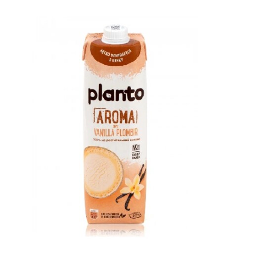 Растительное молоко «PLANTO Aroma Ванильный пломбир»