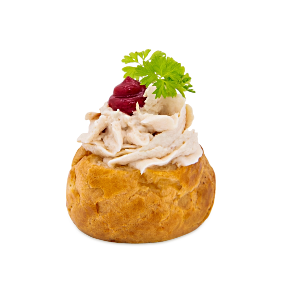 Профитроль с куриным муссом