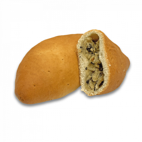 Пирожок с картофелем и грибами