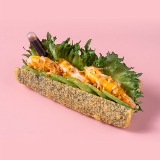 Закуска Ролл-дог с креветкой