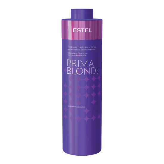 Серебристый шампунь для холодных оттенков блонд PRIMA BLONDE