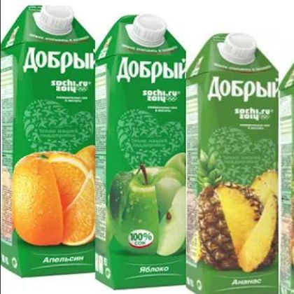 Соки в ассортименте 1 л.