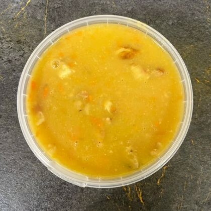 Гороховый суп с охотничьими колбасками